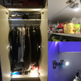 HULIANFU LED Inner Hinge lamp Under Cabinet Light Universal Wardrobe Light Sensor Led Armario For Cupboard Closet Kitchen Bedroom