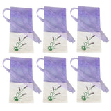 HULIANFU Lavende Sachet Bags Portable Flowers Printing Beautiful Fragrance Lavender Sachet Bag for Seeds Dry Flowers Sachet Bags A30