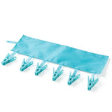 HULIANFU Multifunctional Cloth Hanger Drying Rack Foldable Bathroom Travel Clothespin 6 Clips Hanger Clothes Towel Socks Storage Hanger
