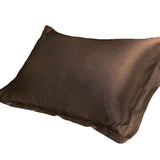 HULIANFU Pure Emulation Silk Satin Pillowcase Comfortable Pillow Cover Pillowcase For Bed Throw Single Pillow Covers