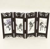 HULIANFU Multi-pattern Antique Small Screen Chinese Style Mask  Ornaments Features Crafts Tourism Souvenirs Gift  Home Decoration