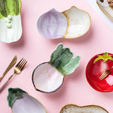 HULIANFU MDZF SWEETHOME Snacks Dish Sauce Dish Dessert Plate Vegetables Shape Salad Bowl Children Meal Tray