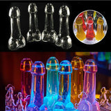 HULIANFU Transparent Creative Wine Glass Cup Beer Juice High Boron Martini Cocktail Glasses Perfect Gift for Bar Decoration Universal Cup