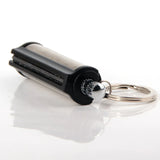 HULIANFU Outdoor Mini Waterproof Key Ring Matches Reusable Cylindrical Cigarette Keyring Match Ligters Smoking Accessories