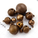 HULIANFU  Bronze Metal Jingle Bells Loose Beads Festival Party Decoration/Christmas Tree Decorations/DIYCrafts Accessories