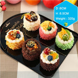 HULIANFU Simulation Cake Artificial Bread Cake Home Decoration Display Wedding Sweet Decortion 6pcs