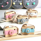 HULIANFU Nordic European Style Camera Toys Baby Kids Room Decor Furnishing Articles Child Christmas Birthday Wood Gifts