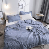 HULIANFU Summer throw Quilts fresh pink patchwork quilt stitching small balls duvet 1pc soft bedspread solid bed cover pastoral bed linen