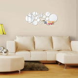 HULIANFU new promotion poster diy wall sticker 3d Stickers Acrylic mirror Modern Multi-piece Package Large Pattern yes
