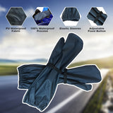 HULIANFU QIAN Impermeable Raincoats Women/Men 100% Waterproof Cycling Long Rain Gloves Rain Coat Rainwear Rain Gear Poncho Accessories