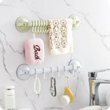 HULIANFU Suction Wall Hanging Stand Hook Kitchen Bathroom Hanger Supper Power Vacuum Sucker Suction Hooks Adjustable -35