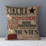 HULIANFU Popular phrase words letters printed couch cushion home decorative pillows 45x45cm square cushions without core "Love you more"