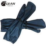 HULIANFU QIAN Impermeable Raincoats Women/Men 100% Waterproof Cycling Long Rain Gloves Rain Coat Rainwear Rain Gear Poncho Accessories