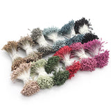 HULIANFU 2023 Lucia Crafts 144/420/600/1000pcs /Lot  Flowers Stamen 2mm  DIY Artificial Flowers  Wreath For Wedding Party Home Decor  D0401