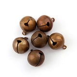 HULIANFU  Bronze Metal Jingle Bells Loose Beads Festival Party Decoration/Christmas Tree Decorations/DIYCrafts Accessories