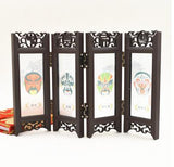 HULIANFU Multi-pattern Antique Small Screen Chinese Style Mask  Ornaments Features Crafts Tourism Souvenirs Gift  Home Decoration