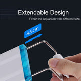 HULIANFU Super Slim LEDs Aquarium Lighting Aquatic Plant Light 18-75CM Extensible Waterproof Clip on Lamp For Fish Tank 90-260V