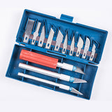 HULIANFU With Box Model Tool Making 13 Blade Polymer Clay Multifunction Pen Knifes Metal Scalpel Knife Tools Kit Knife