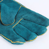 HULIANFU New Anti-bite Safety Bite Gloves For Catch Dog Cat Reptile Animal Ultra Long Leather Green Pets Grasping Biting Protective Glove