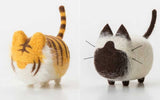 HULIANFU Non-Finished DIY No Faceless Dog Tiger Cat Wool Felt Doll Needle Felting kit Accessories Felt Poked For Kids Children Handmade