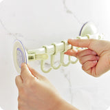 HULIANFU Suction Wall Hanging Stand Hook Kitchen Bathroom Hanger Supper Power Vacuum Sucker Suction Hooks Adjustable -35