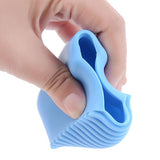 HULIANFU small Silicone Laundry Wash Board 1pc New Candy Color Non-slip Mini Washboard Scrubbing Brush Handheld Cleaning tool