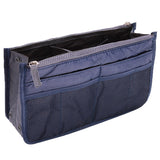 HULIANFU Organizer Insert Bag Women Nylon Travel Insert Organizer Handbag Purse Large liner Lady Makeup Cosmetic Bag Cheap Female Tote