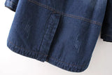 Hulianfu New Winter Women Lamb Fur Parka Coat Warm Hooded Fur Denim Jacket Big Size Casual JeanCoat Female Thick Warm Denim Jacket