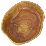 HULIANFU LUDA Household Fruit Bowl Wooden Candy Dish Fruit Plate Wood Carving Root Fruit Plate Wood 20-24 Cm