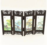 HULIANFU Multi-pattern Antique Small Screen Chinese Style Mask  Ornaments Features Crafts Tourism Souvenirs Gift  Home Decoration