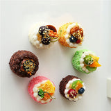 HULIANFU Simulation Cake Artificial Bread Cake Home Decoration Display Wedding Sweet Decortion 6pcs