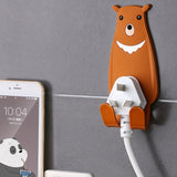HULIANFU Lovely animal Fridge Hook Key Wall Crochet Holder Removable Kitchen Hooks Home Decor key holder wall can Washed holder wall hook