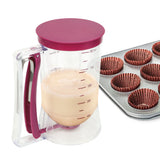 HULIANFU NICEYARD 900ml Cream Separator Batter Pastry Dough Dispenser for Cupcake Pancake Cake Muffin Kitchen Baking Tool Measuring Cup
