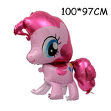 HULIANFU Pink Pony Horse Balloons Helium Unicorn Foil Balloon Kids Toys Wedding Birthday Baby Shower Animal Party Decoration Supplies