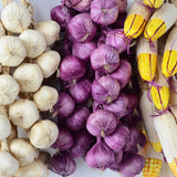 HULIANFU Simulation Vegetable String Pendant Artificial vegetables Fake vegetables Foam Pepper Peanut Corn Garlic Restaurant Decorations