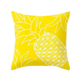 HULIANFU New Style Geometric Yellow Pillowcase Decorative Cushion For Sofa DIY Printed Pillow Chair Car Cushion Christmas Home Decoration