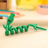 HULIANFU Kawaii Cartoon Animal Cord Winder Winding Line Data Cable Wire Storage Organizer Line Fixer Holder Headset Cord Protector 1PC