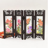 HULIANFU Multi-pattern Antique Small Screen Chinese Style Mask  Ornaments Features Crafts Tourism Souvenirs Gift  Home Decoration