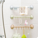 HULIANFU Suction Wall Hanging Stand Hook Kitchen Bathroom Hanger Supper Power Vacuum Sucker Suction Hooks Adjustable -35