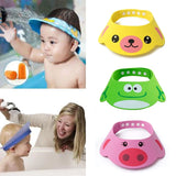 HULIANFU New Kids Bath Visor Hat,Adjustable Baby Shower Cap Protect Shampoo, Hair Wash Shield for Children Infant Waterproof Cap