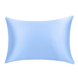 HULIANFU Pure Emulation Silk Satin Pillowcase Comfortable Pillow Cover Pillowcase For Bed Throw Single Pillow Covers