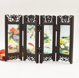HULIANFU Multi-pattern Antique Small Screen Chinese Style Mask  Ornaments Features Crafts Tourism Souvenirs Gift  Home Decoration