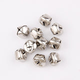 HULIANFU 2023 12/13/15/20/25/30mm Gold/White K Iron Water Plated Christmas Cross Bells Pendant Handmade Party DIY Crafts Accessories