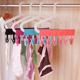 HULIANFU Multifunction Socks Drying Racks Bathroom Rack Traveling Clothespin Travel Portable Folding Cloth Hanger Clips