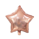 HULIANFU Rose Gold Confetti Baloons Foil Champagne Star Balloon Wedding Latex Ballon globos BabyShower Birthday Party Decoration Supplies