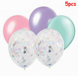 HULIANFU Pink Pony Horse Balloons Helium Unicorn Foil Balloon Kids Toys Wedding Birthday Baby Shower Animal Party Decoration Supplies