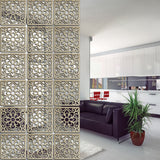 HULIANFU solid wood modern tiles minimalist living room Partition shield entrance wall hanging bedroom folding wall panels decorative