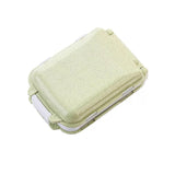 HULIANFU Pill Box Wheat Sealed 8 Grids Pill Container Organizer Health Care Drug Travel Divider 7 Day Pill Storage Bag Travel Pill Cases