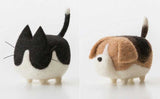 HULIANFU Non-Finished DIY No Faceless Dog Tiger Cat Wool Felt Doll Needle Felting kit Accessories Felt Poked For Kids Children Handmade