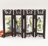 HULIANFU Multi-pattern Antique Small Screen Chinese Style Mask  Ornaments Features Crafts Tourism Souvenirs Gift  Home Decoration